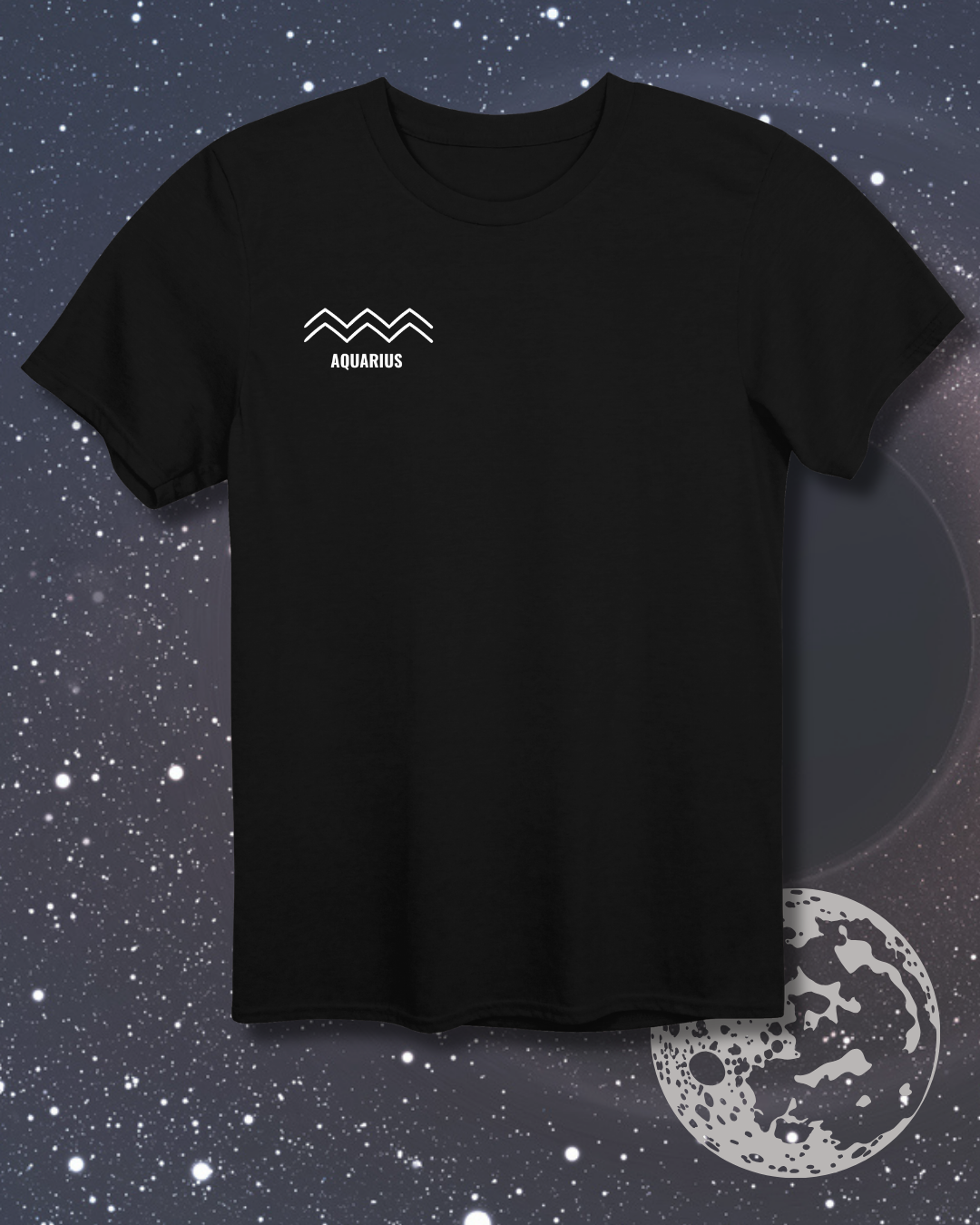 Aquarius T-Shirt - Astrological Water Carrier Design