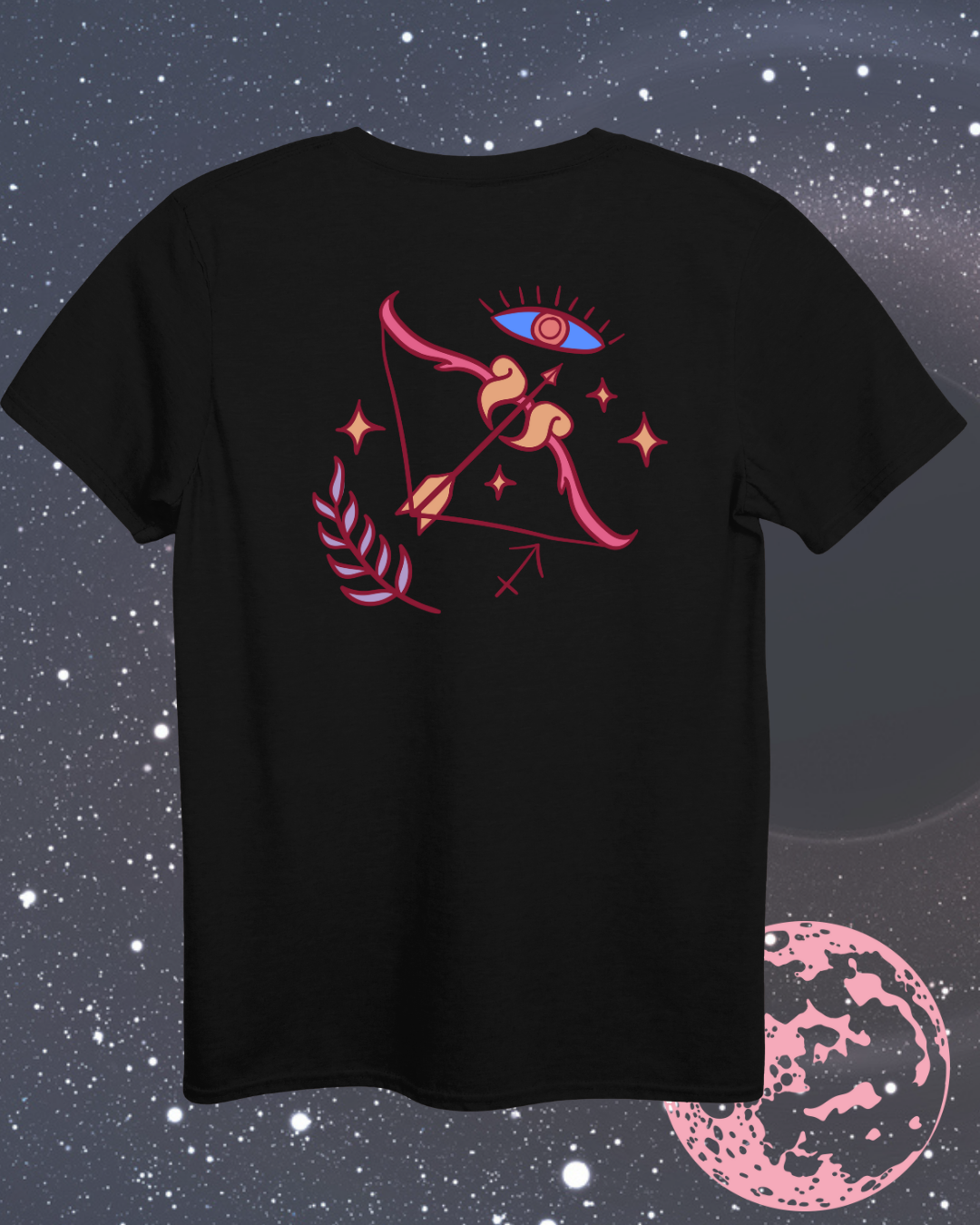 Sagittarius T-Shirt - Astrological Bow and Arrow Design