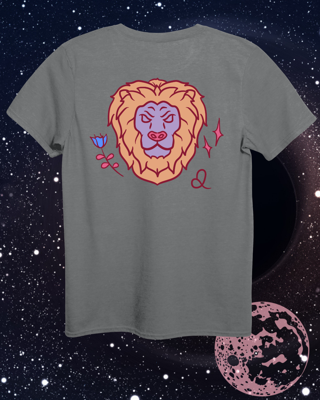 Leo T-Shirt - Astrological Lion Design