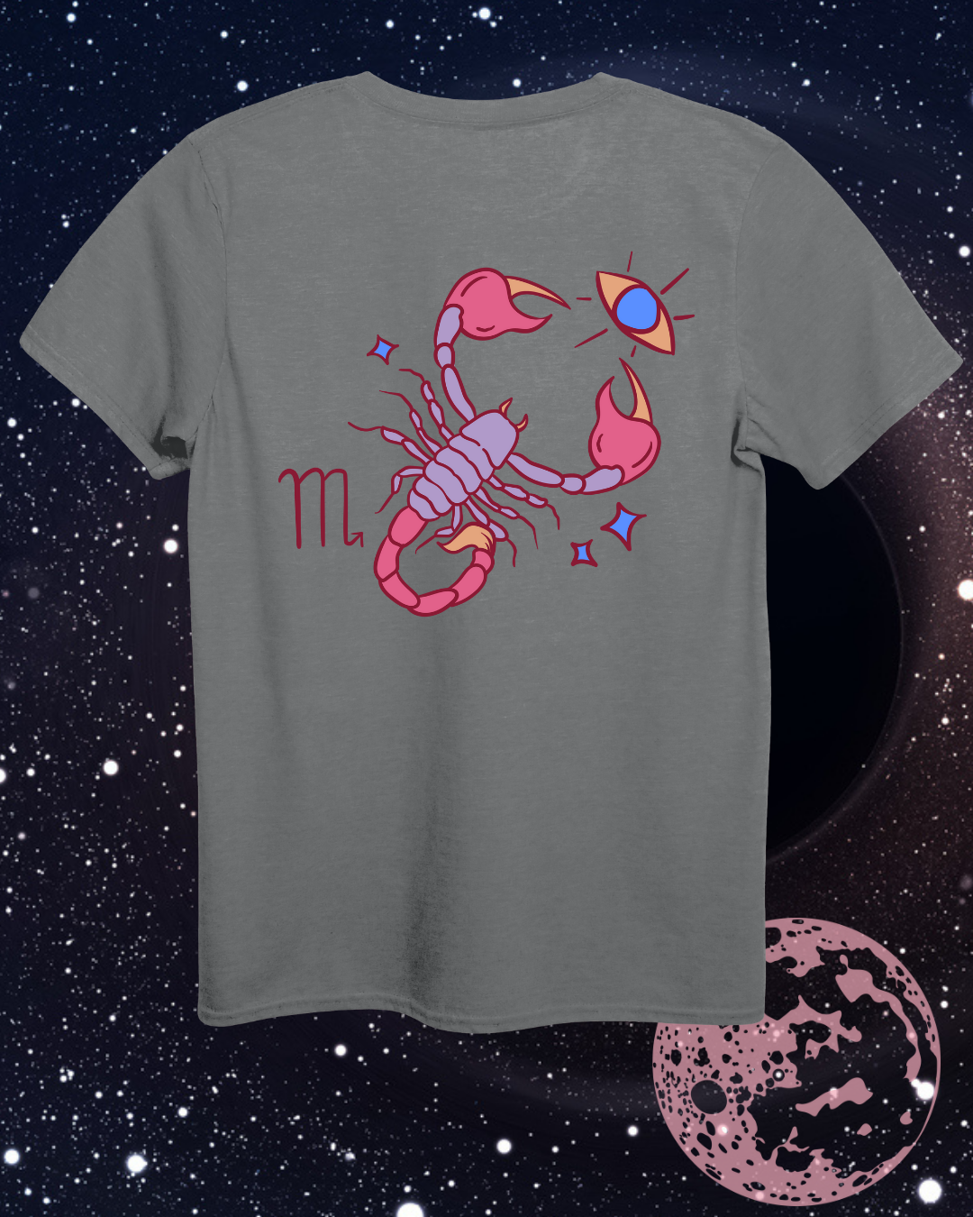 Scorpio T-Shirt - Astrological Scorpion Design