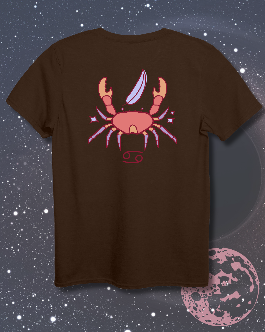 Cancer T-Shirt - Astrological Crab Design