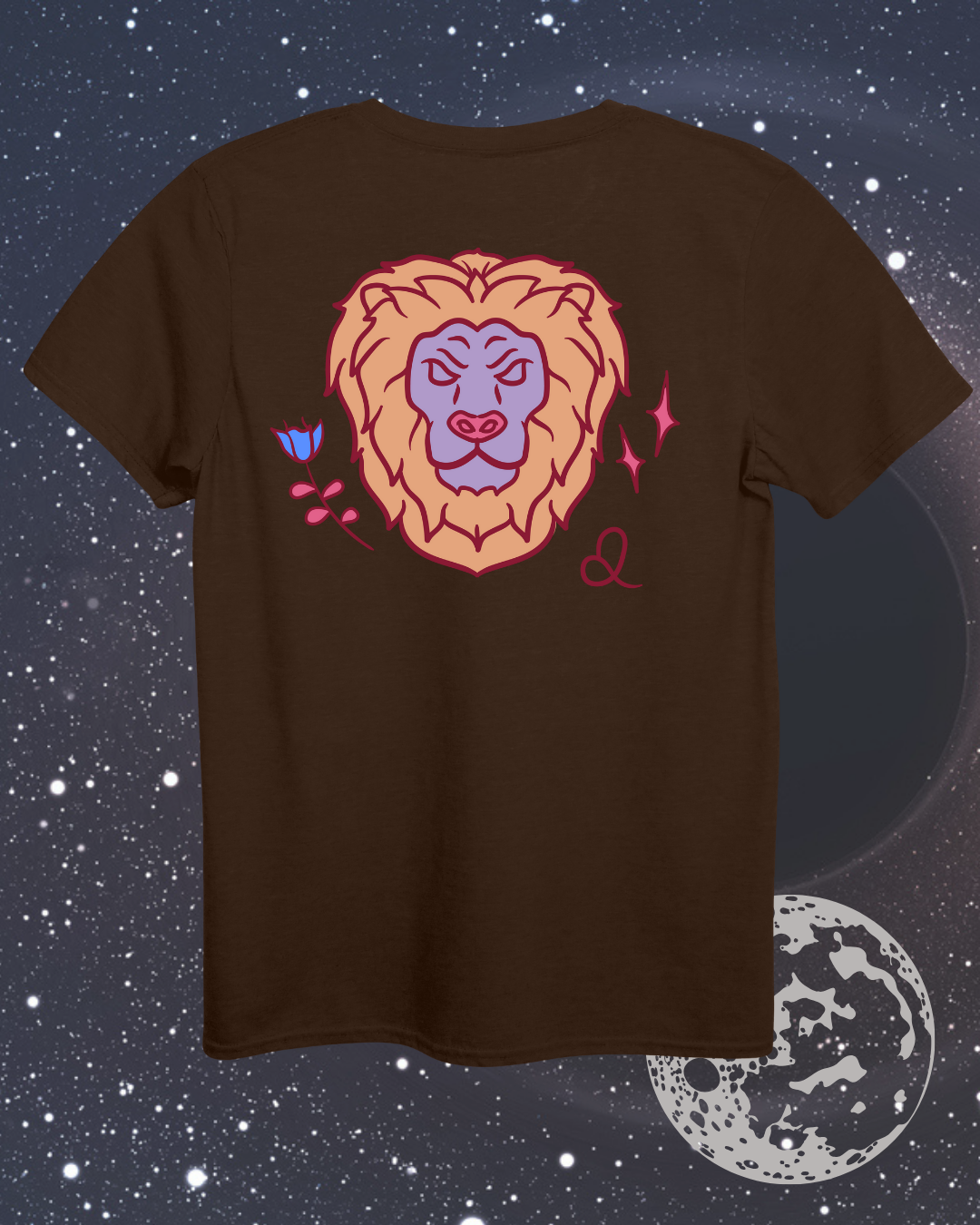 Leo T-Shirt - Astrological Lion Design