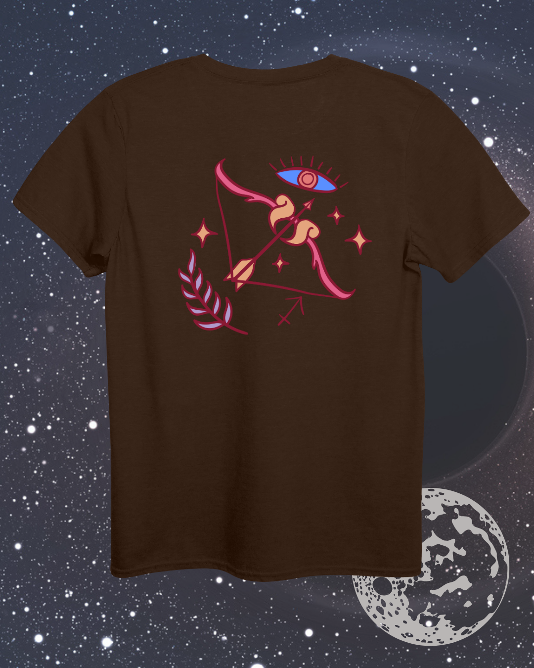Sagittarius T-Shirt - Astrological Bow and Arrow Design