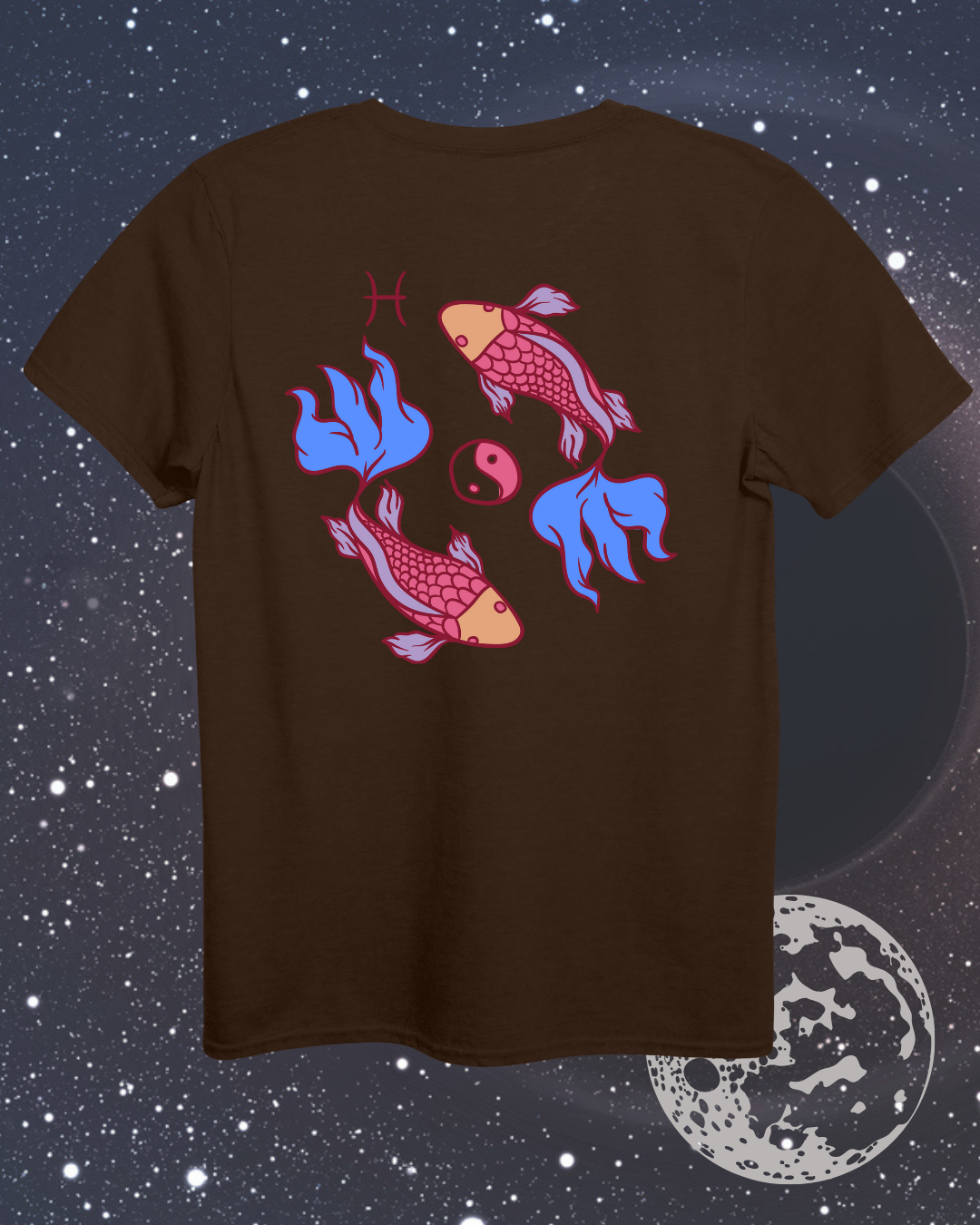 Pisces T-Shirt - Astrological Fish Design