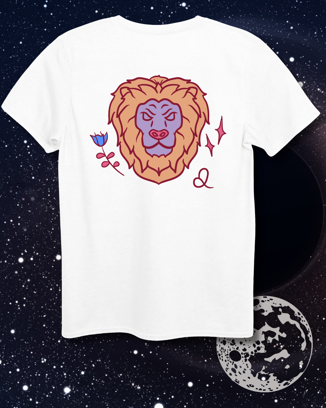 Leo T-Shirt - Astrological Lion Design