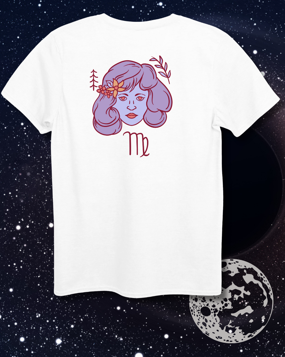 Virgo T-Shirt - Astrological Maiden Design