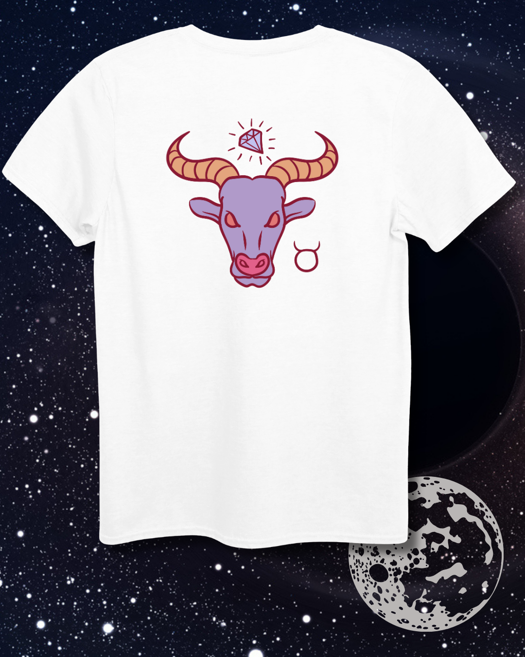 Taurus T-Shirt - Astrological Ram Design