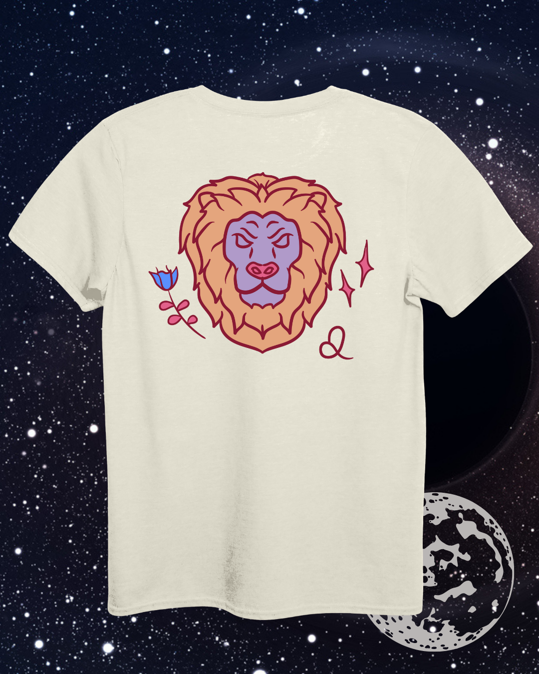 Leo T-Shirt - Astrological Lion Design