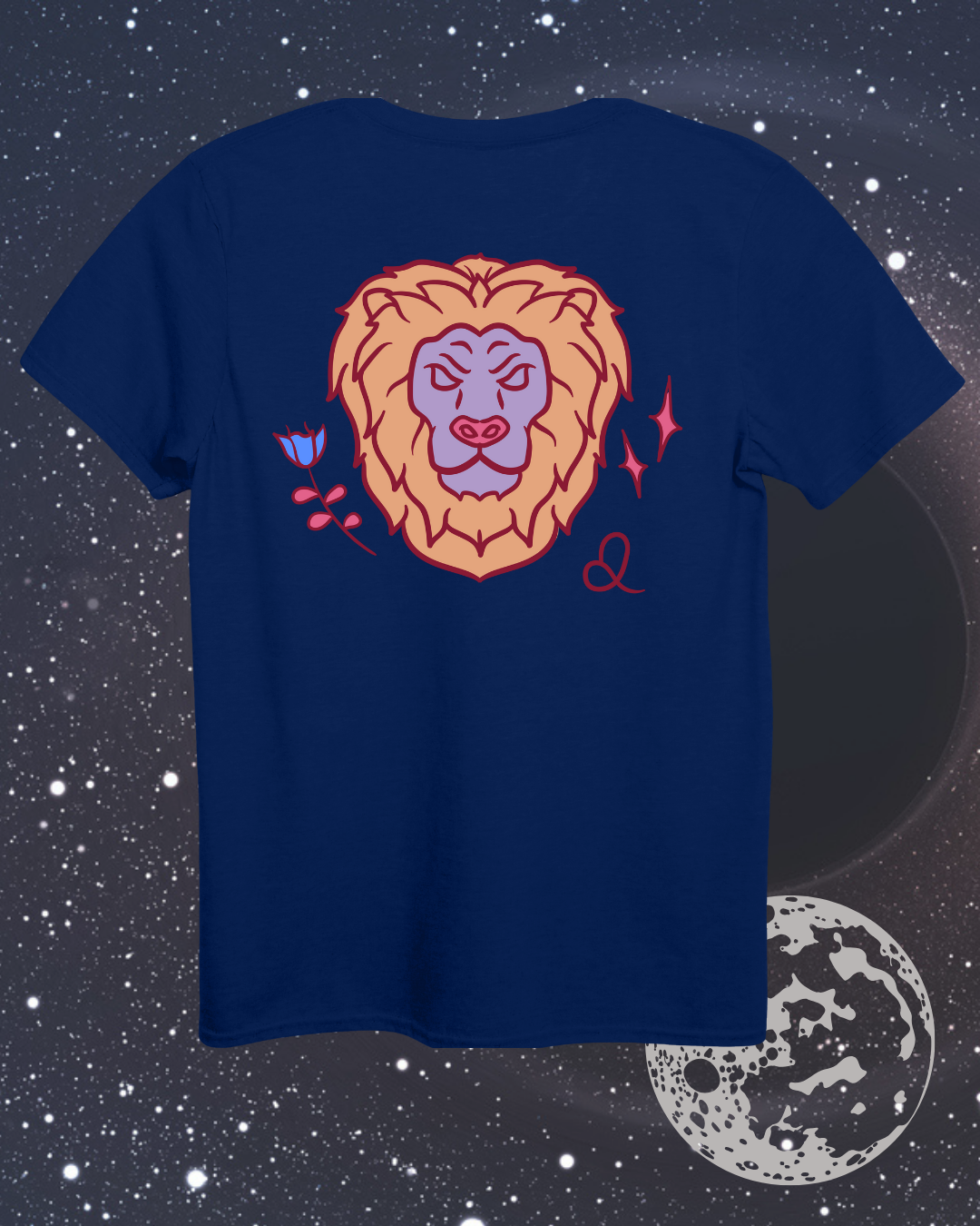 Leo T-Shirt - Astrological Lion Design
