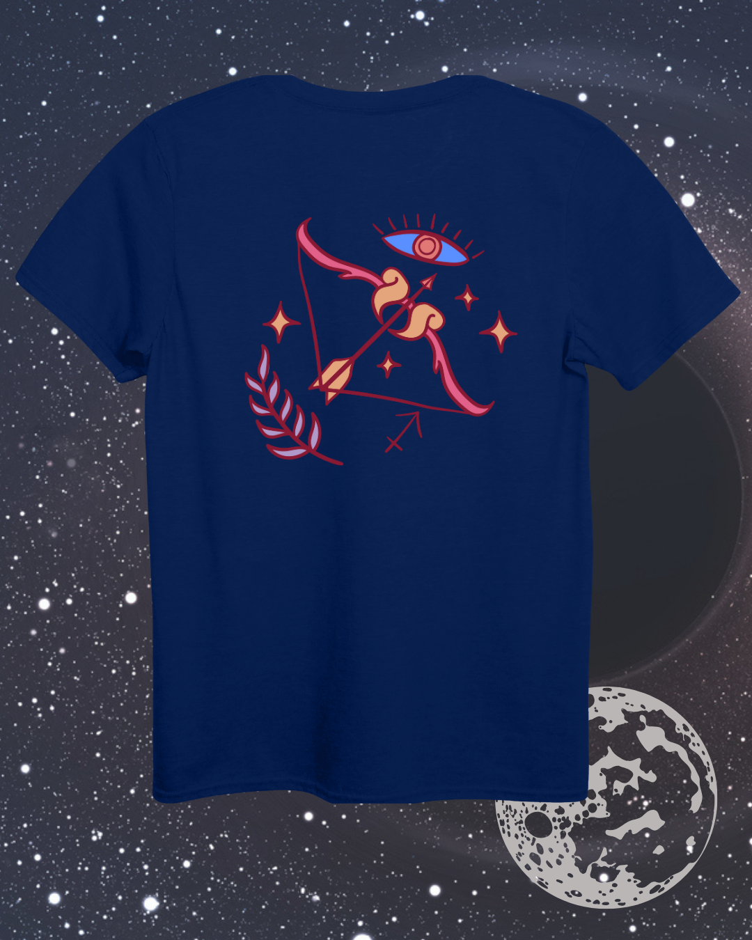 Sagittarius T-Shirt - Astrological Bow and Arrow Design