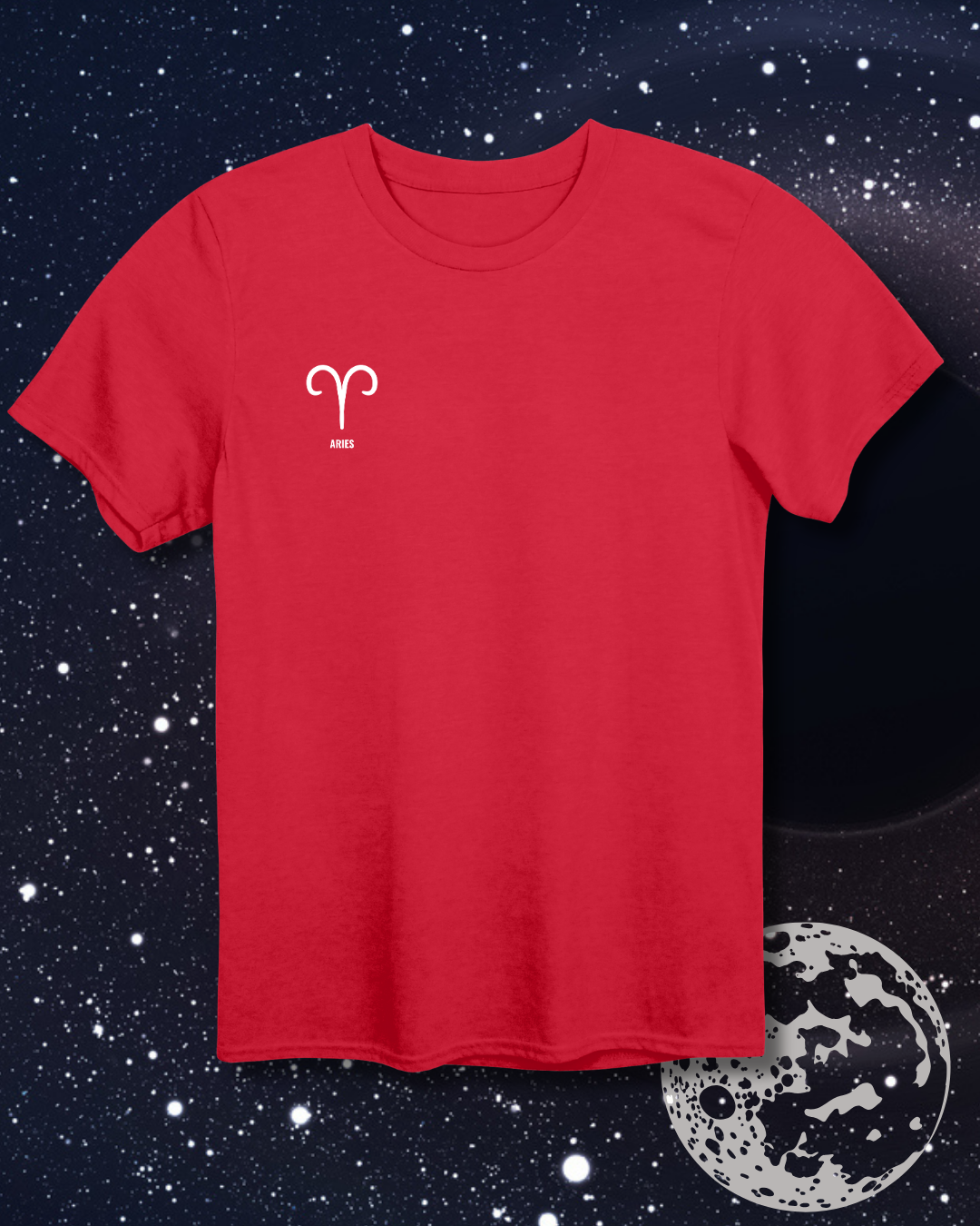Aries T-Shirt - Astrological Ram Design