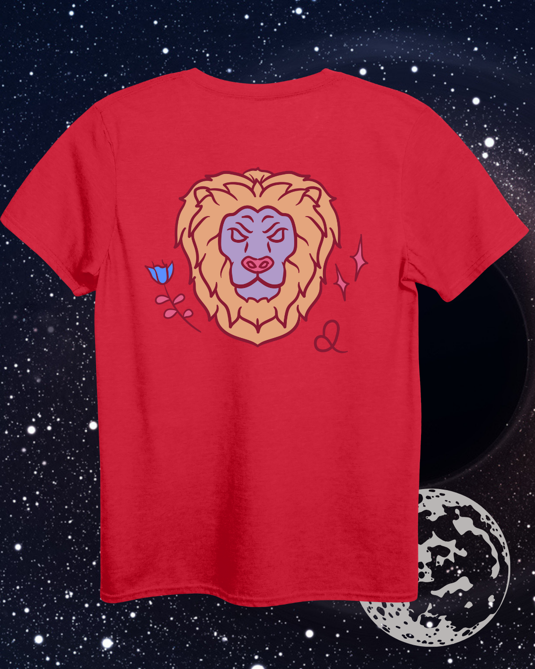 Leo T-Shirt - Astrological Lion Design