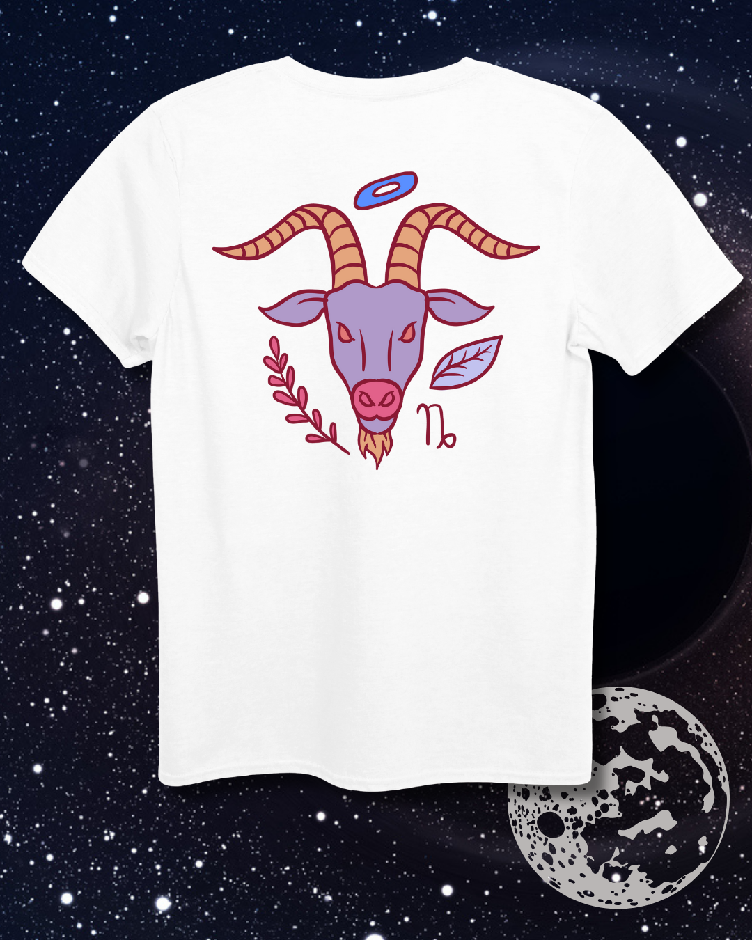 Capricorn T-Shirt - Astrological Sea Goat Design