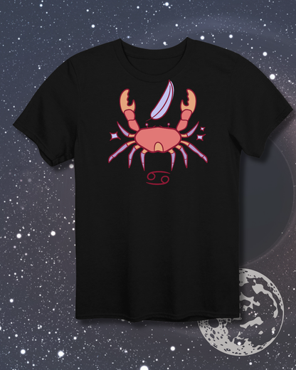 Cancer T-Shirt - Astrological Crab Design