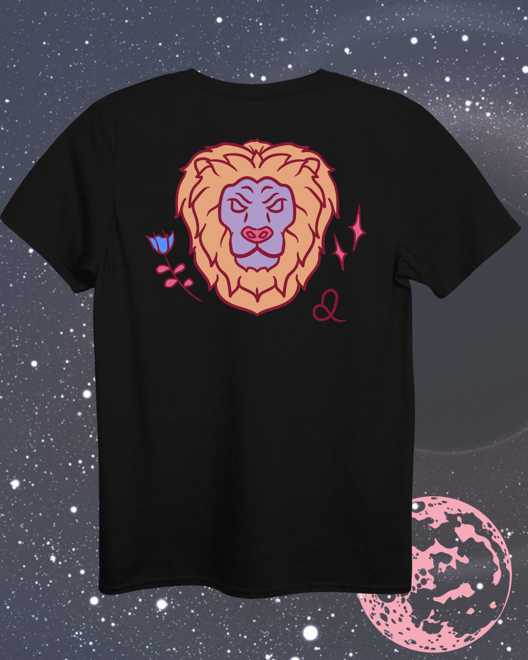 Leo T-Shirt - Astrological Lion Design