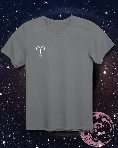 Aries T-Shirt - Astrological Ram Design