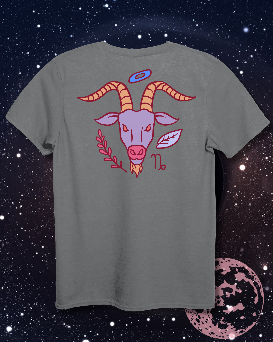 Capricorn T-Shirt - Astrological Sea Goat Design
