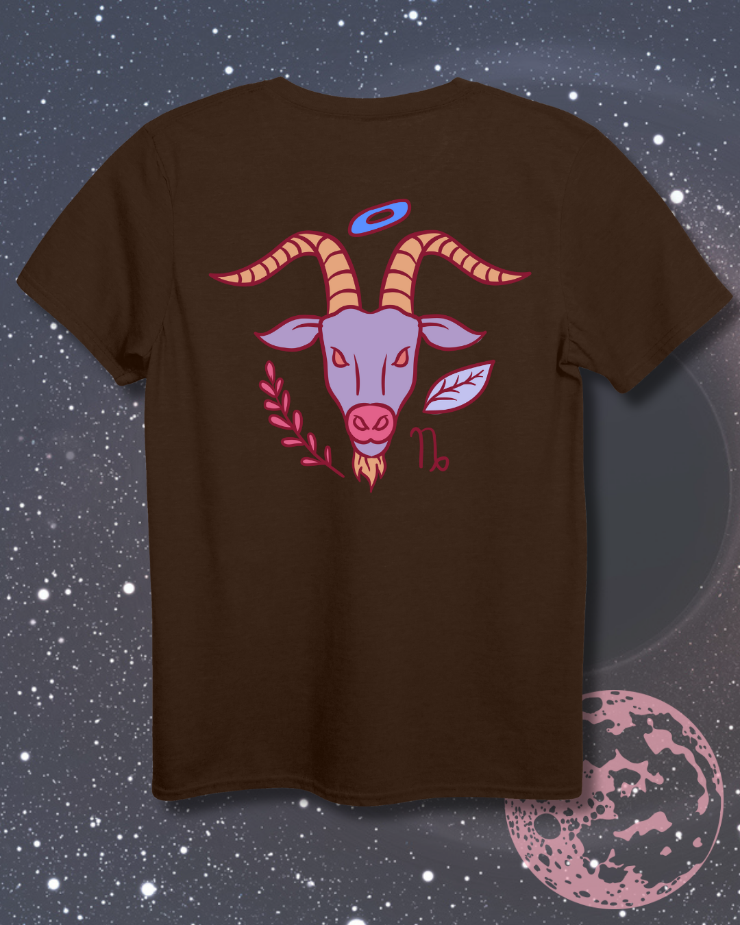 Capricorn T-Shirt - Astrological Sea Goat Design