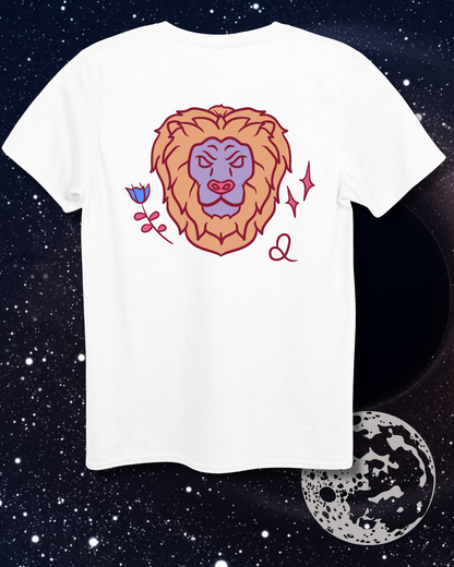 Leo T-Shirt - Astrological Lion Design