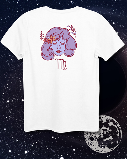 Virgo T-Shirt - Astrological Maiden Design