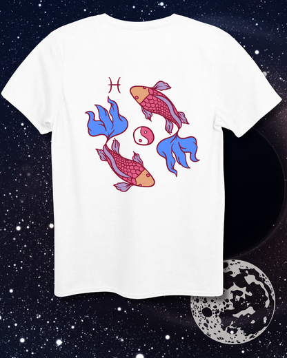 Pisces T-Shirt - Astrological Fish Design