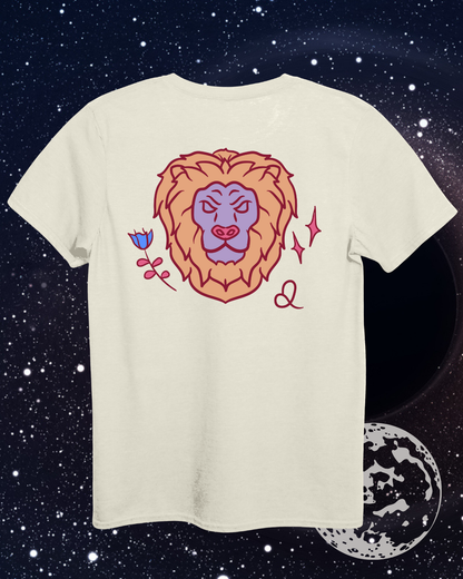 Leo T-Shirt - Astrological Lion Design