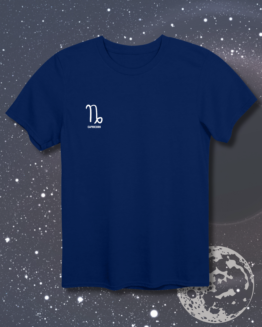 Capricorn T-Shirt - Astrological Sea Goat Design