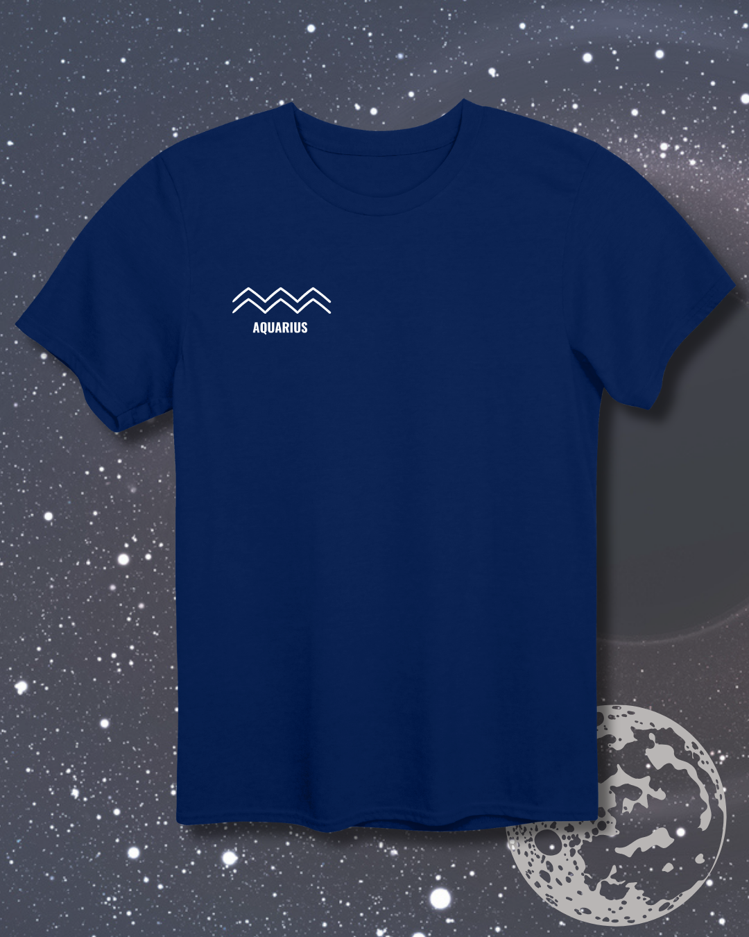 Aquarius T-Shirt - Astrological Water Carrier Design