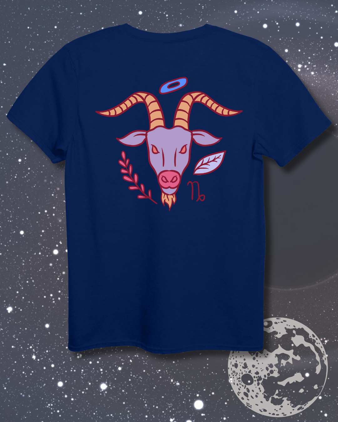 Capricorn T-Shirt - Astrological Sea Goat Design