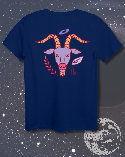 Capricorn T-Shirt - Astrological Sea Goat Design