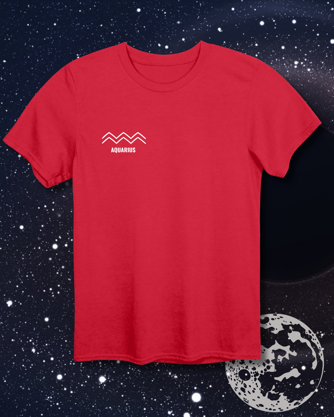 Aquarius T-Shirt - Astrological Water Carrier Design