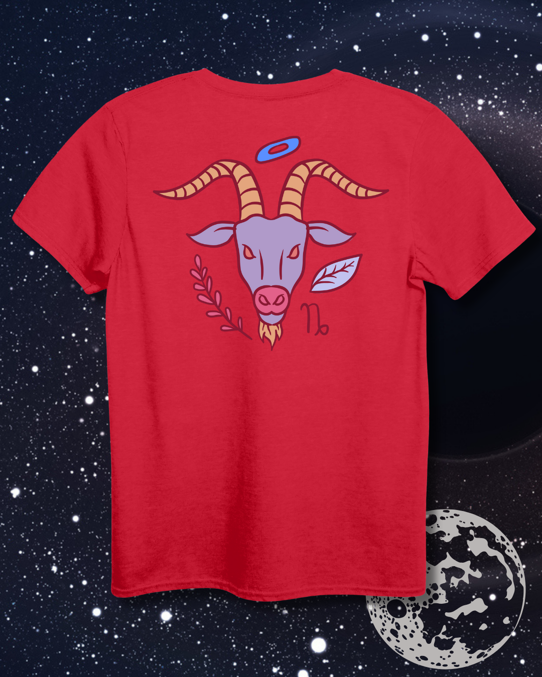 Capricorn T-Shirt - Astrological Sea Goat Design
