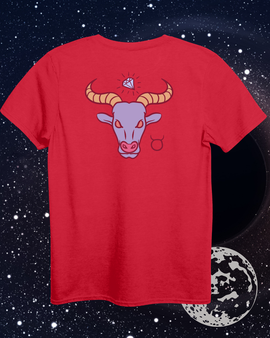 Taurus T-Shirt - Astrological Ram Design