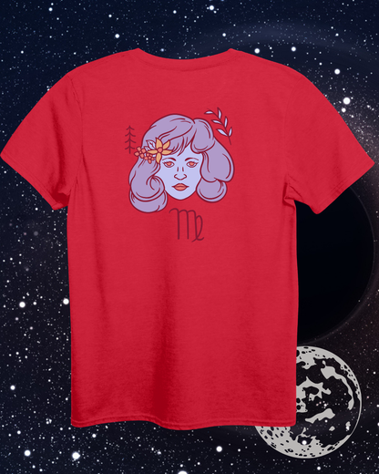 Virgo T-Shirt - Astrological Maiden Design